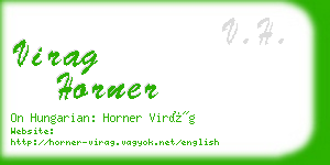 virag horner business card